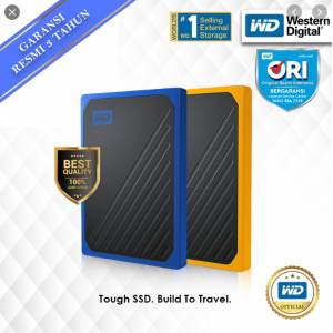 WD MPP GO PORTABLE SSD-500GB 400Mbps-COBALT